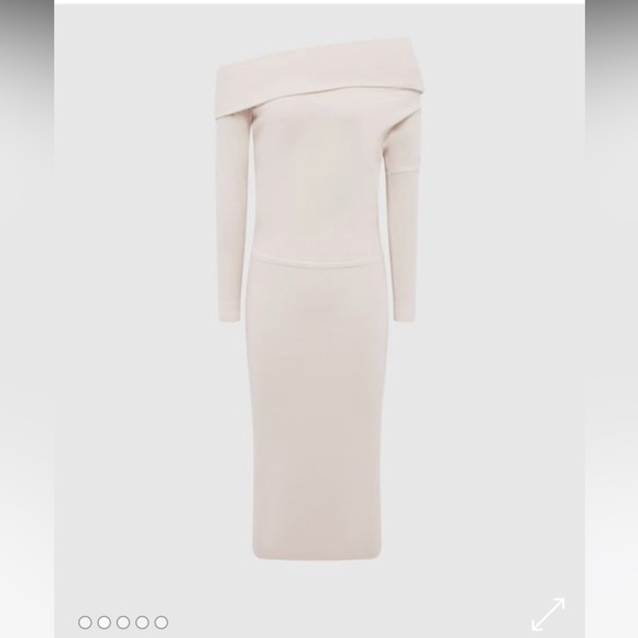 Reiss Off the shoulder sweater dress - Picture 3 of 8